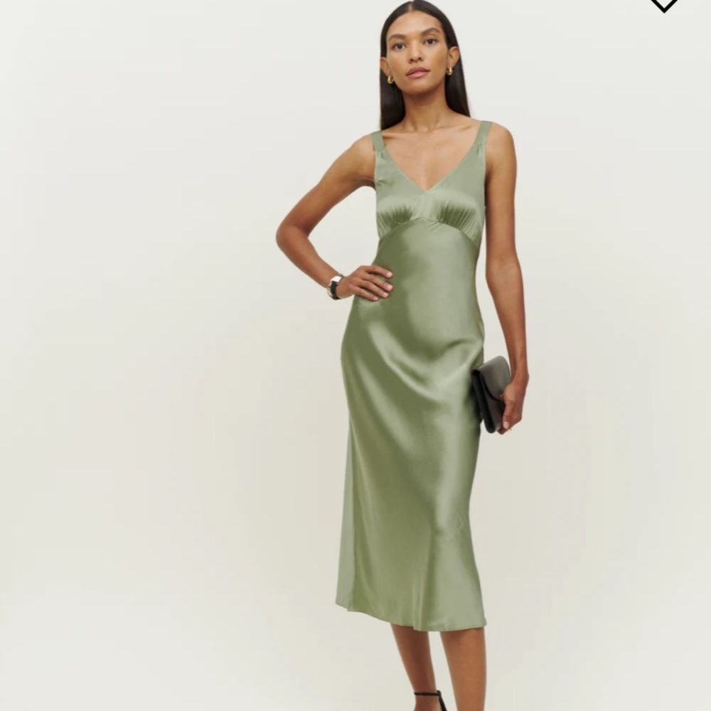 Reformation Daytona Silk Dress